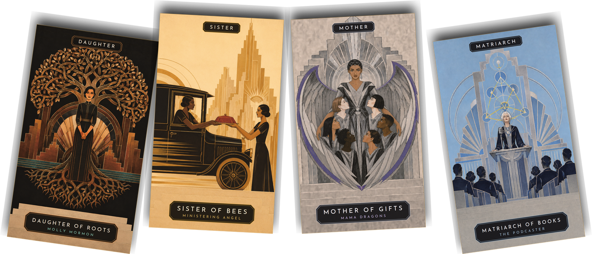 Court cards from all four suits