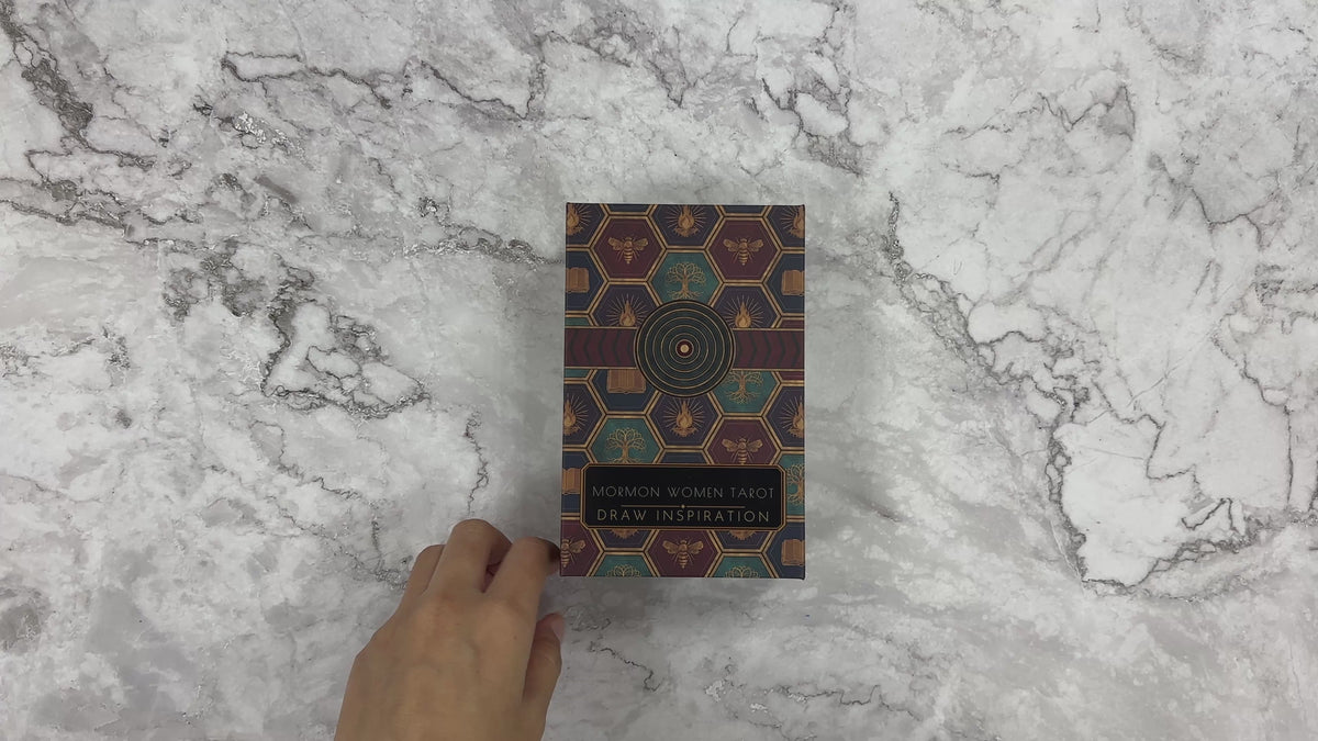 Video walkthrough of the Mormon Women Tarot box, booklet, and cards